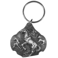 Wild Horses Antiqued Key Chain